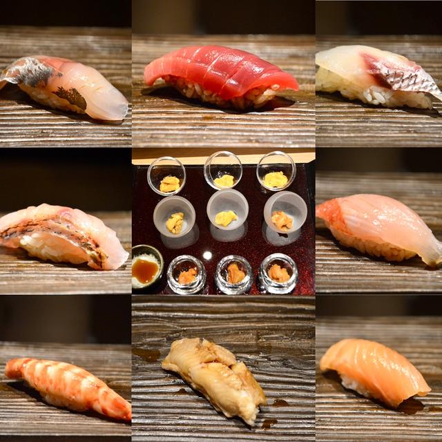 鮨　青海　北新地　天然物と厳選された食材・調味料の使い方や調理法に個性が感じられる寿司が楽しめる