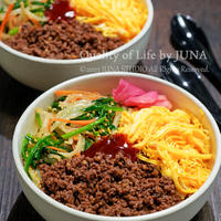 錦糸卵で作るビビンパ風丼（工程写真たっぷり付き）／モーニング＆電子マネー本格的に勉強中！