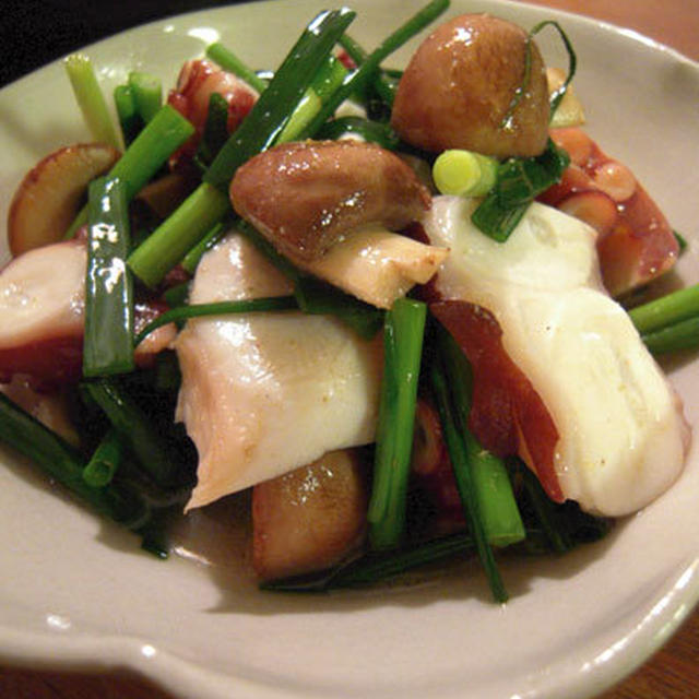 【蛸と焼マッシュルームのクミンマリネ】の夕飯＆簡単カレーライスランチ