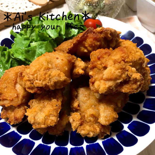 唐揚げの苦手意識もこれで解消♡2度揚げと粉の加減でカリッと美味しい唐揚げ♡