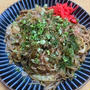 久しぶりのソース焼きそばは珍しく昼ご飯に