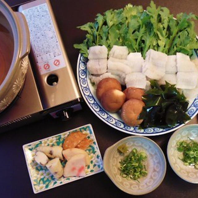 旨すぎるわ鱧鍋☆〆は稲庭風うどん♪☆♪☆♪