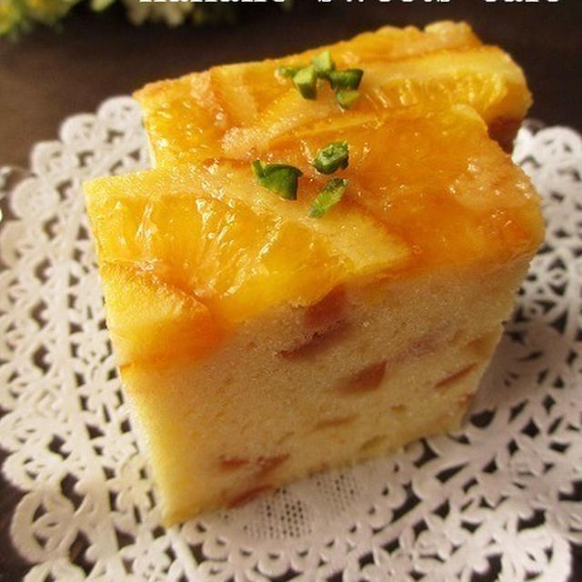 オレンジのケーキ