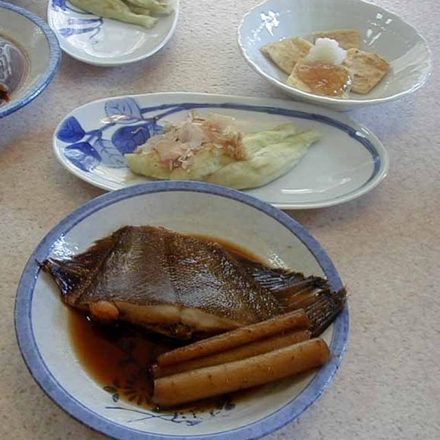 子持ち鰈の煮つけ