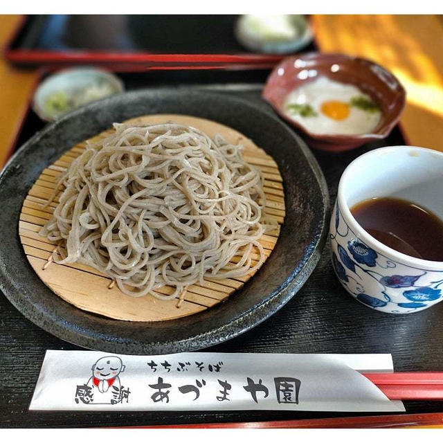 地粉・自家製粉の手打ちそば♪秩父「あづまや園」