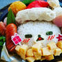 サンタコリラックマ弁当♪＆我が家で使ってるだしパック「にんべんかつおだしパック」テトラ型なんですよ＾＾