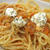 カニとトマトのクリームチーズパスタ
