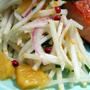 Kohlrabi and Orange Salad初挑戦野菜、コルラビとオレンジのサラダ
