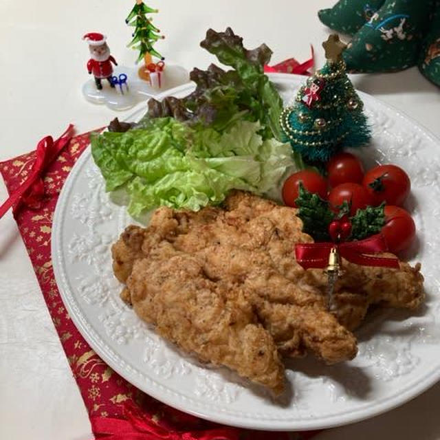 クリスマスに、ささみでケンタッキーフライドチキン風☆