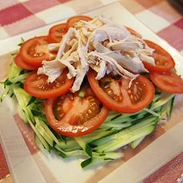 茹で鶏サラダ★鯵フライ★豆腐の高菜炒め