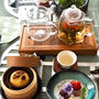 花咲く中国工芸茶でマーラーカオのお茶時間♪