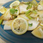 カブのレモンソテー・神社の福引の野菜を使って。
