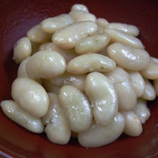大福豆（白インゲン豆）煮豆