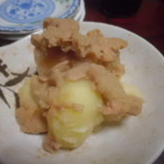 じゃがいもとツナの煮物