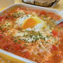 レンジで簡単美味しい♪　チーズ入りシャクシュカ