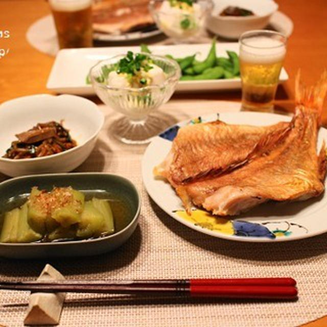 干物赤魚 とストウブで 小さいおかず の献立 By Ramさん レシピブログ 料理ブログのレシピ満載