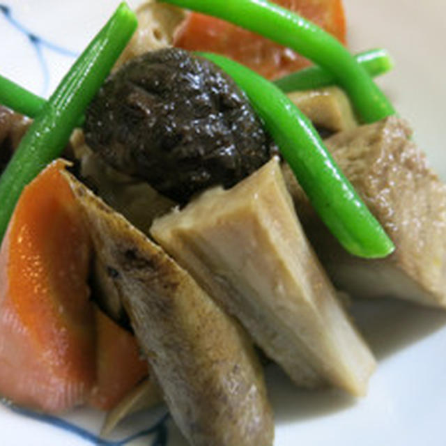 生揚げと根菜の煮物
