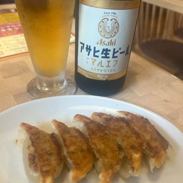 ホットペッパーグルメポイントと餃子無料券併用できた　餃子食堂マルケン　JR甲子園口駅前店