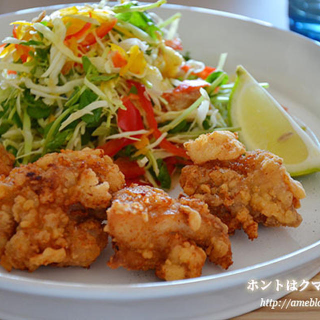 おうち唐揚げ定食