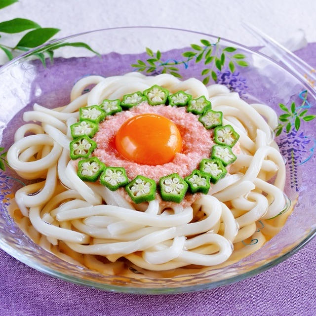 明太とろろぶっかけうどん