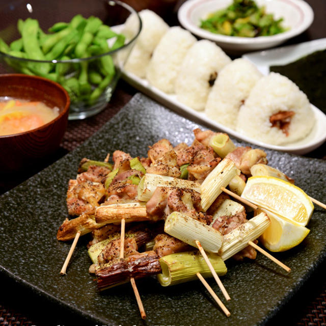 塩鶏ねぎまやセロリの浅漬けなど