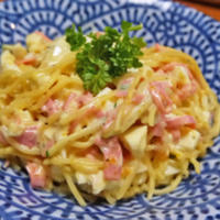 孫が喜ぶミラクルレシピ☆マ・マーサラダパスタDE簡単マヨヨ和え＆旦那君へのプレゼント