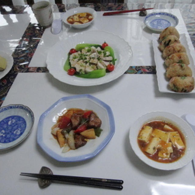 茹で鳥★中華ソースがけ★★★