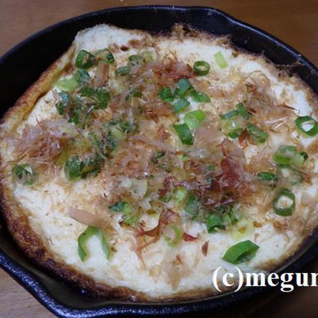スキレットでとろろ焼きはとろっと美味しいですよ。