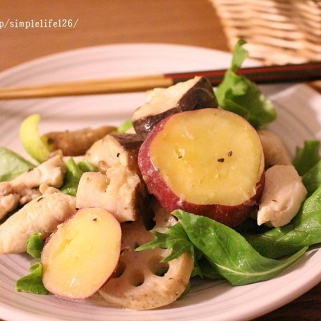 鶏と野菜のがっつり塩ﾚﾓﾝ炒め