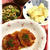 [111円]むね肉豆腐ハンバーグの献立