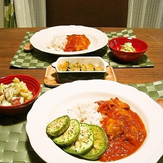 塩糀鶏のトマト煮