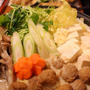 鶏団子入りＷ大豆豆乳味噌鍋