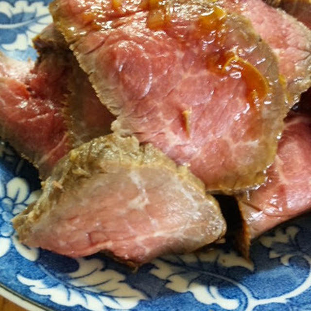 安い牛肉で，簡単ローストビーフ！