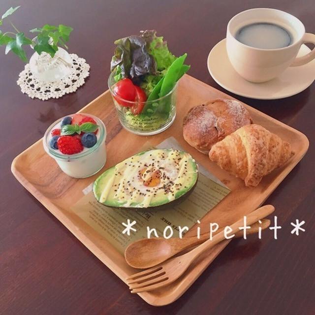 あつあつ半熟がうまい♡アボカドエッグdeワンプレート♡と焼き芋アイス♪