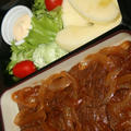 1月24日　　焼き肉弁当＆コーンと玉子のスープ（練習）