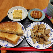 ウインナーときのこのバター醤油炒め