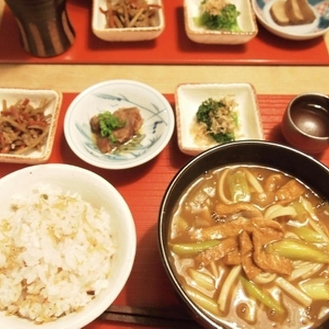 わが家の晩ごはん カレーうどん御膳 By Sachi いちご さん レシピブログ 料理ブログのレシピ満載
