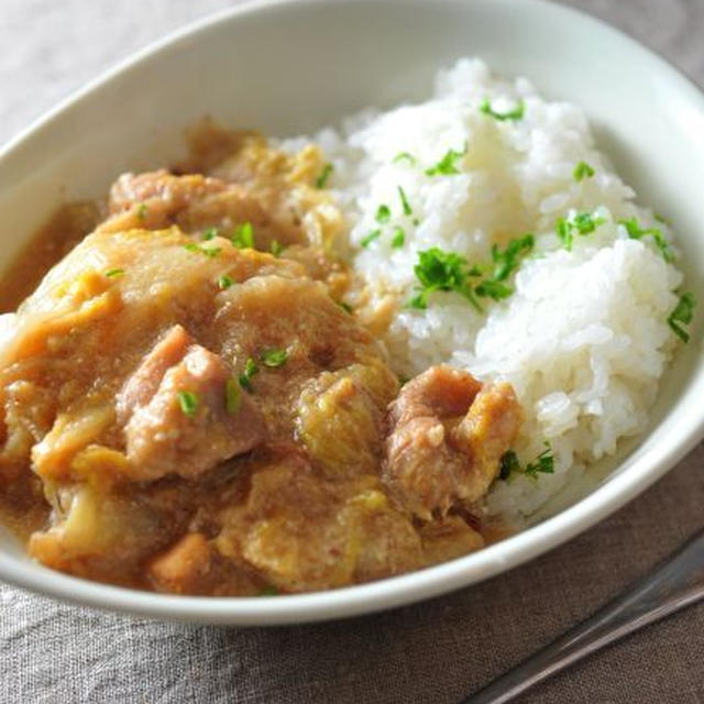 白菜と鶏肉のクリーム煮