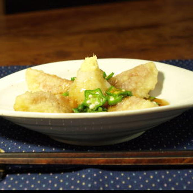 無花果（いちじく）の揚げ出し　＆　いとうのうどん