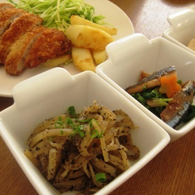 大根の胡麻炒め・ゆずはちみつ大根