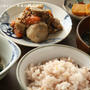 根菜とひき肉の煮物、さんまと小松菜の煮びたしの朝ごはんと我が家のキッチン