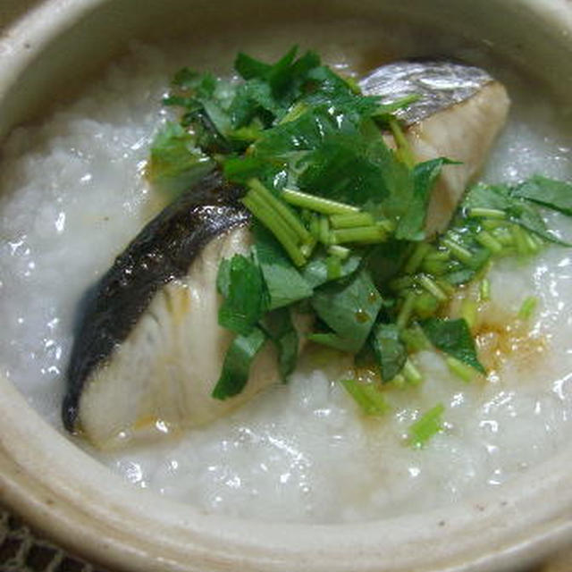 豆腐のふわふわハンバーグ♪とさわら粥