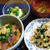 小松菜とモヤシのハム、卵炒め＆ちょっと涼しくなると^_^;