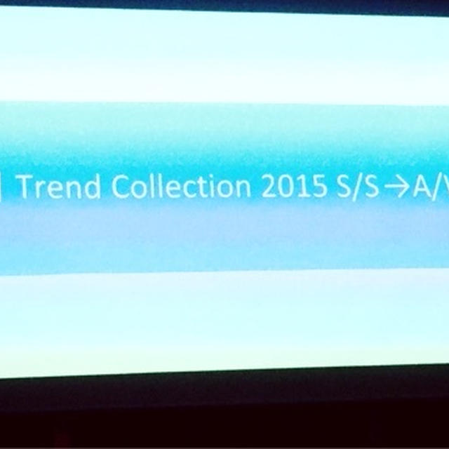 Trend Collection 2015 SS→AW