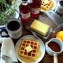 Orange Almond Wafflesオレンジアーモンドワッフル