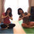 朝からおうちヨガ♡お泊まり女子会