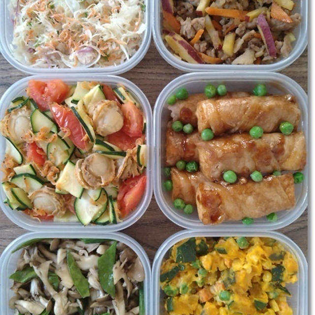 【今週の常備菜】お肉多めと簡単ささみ料理を王子が盛り付け♪ブロックを壊され泣き叫ぶ姫…