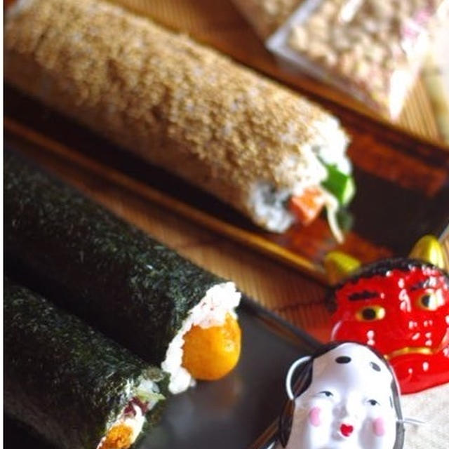 節分にも柚子酒♡変わり種巻き寿司♪　