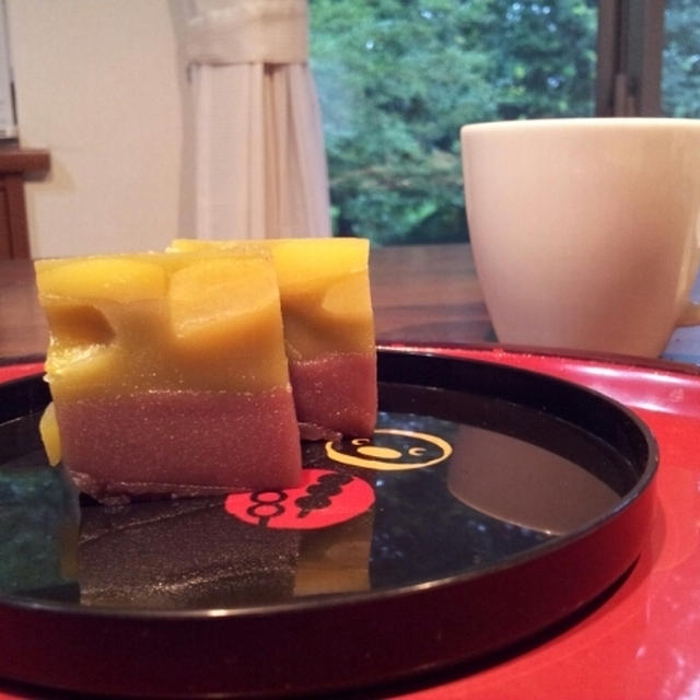 おやつ☆栗と小豆のういろ
