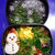クリスマス弁当　開始！てんくう技＋パスタソースご飯＋タコカマ雪　